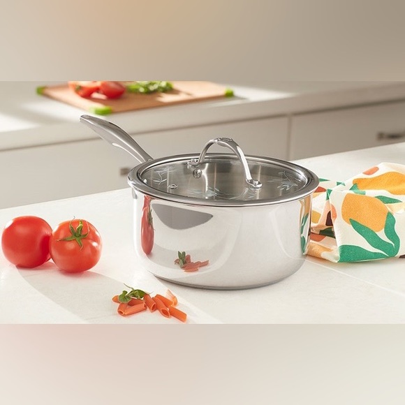 Set De Cuisson Princess House Essential 3 Pièces, Bleu, Anti-adhésif Céramique
